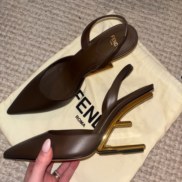 Fendi Shoes - Fendi First Slingback Pumps *Never Worn